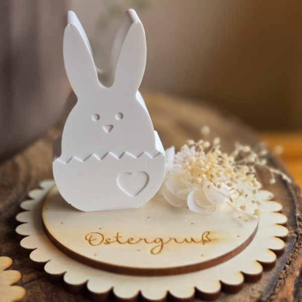 SVG Laser Datei - Frühling Ostern Geschenkscheiben und Stecker für Gießteile Kerzenständer Blumen 9 Designs Laserdatei für 3mm und 4mm dickes Holz – Bild 30