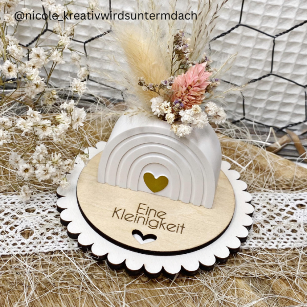 SVG Laser Datei - Frühling Ostern Geschenkscheiben und Stecker für Gießteile Kerzenständer Blumen 9 Designs Laserdatei für 3mm und 4mm dickes Holz – Bild 27