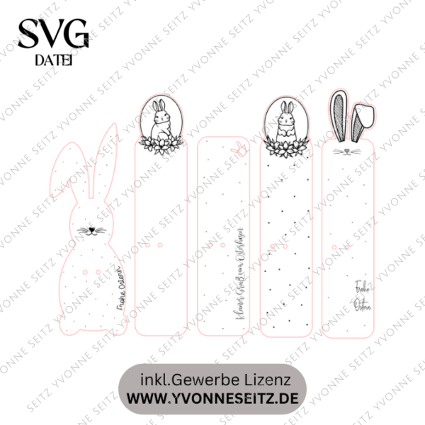 SVG Laser Datei OSTERN Halter für Geldgeschenke, Kleinigkeiten und Kerzen Laserdatei – Bild 2