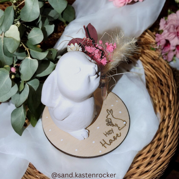 SVG Laser Datei - Frühling Ostern Geschenkscheiben und Stecker für Gießteile Kerzenständer Blumen 9 Designs Laserdatei für 3mm und 4mm dickes Holz – Bild 24