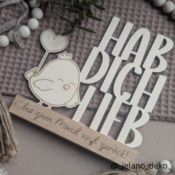 SVG Laser Datei Schriftzug für Klötzchen Easy Sticks Hab dich lieb hdl Wichtel Wichtelig Liebe Valentinstag Lasercut – Bild 3