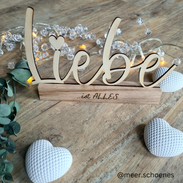 SVG Laser Datei Schriftzug für Klötzchen Easy Sticks Du & Ich Liebe Valentinstag Herz Lasercut – Bild 8