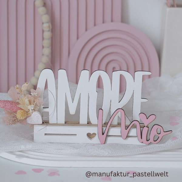 SVG Laser Datei Schriftzug für Klötzchen Easy Sticks MORE AMORE PER FAVORE MORE AMOR POR FAVOR Amore Mio Ti Amo Liebe Valentinstag Lasercut – Bild 6