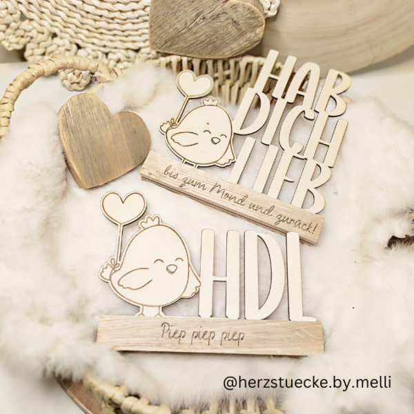 SVG Laser Datei Schriftzug für Klötzchen Easy Sticks Hab dich lieb hdl Wichtel Wichtelig Liebe Valentinstag Lasercut – Bild 5