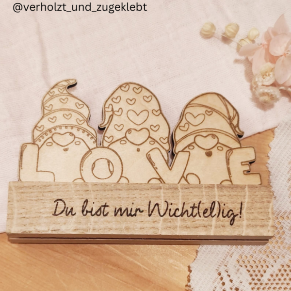 SVG Laser Datei Schriftzug für Klötzchen Easy Sticks Hab dich lieb hdl Wichtel Wichtelig Liebe Valentinstag Lasercut – Bild 16