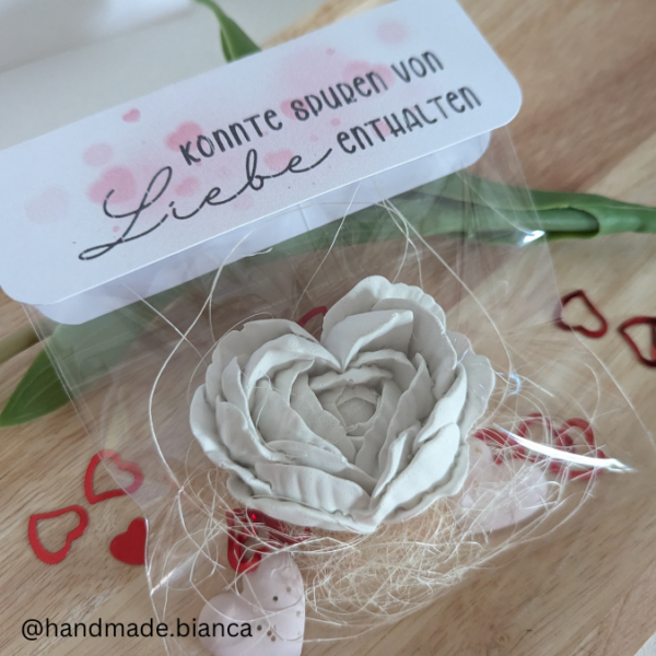 Tütenklappe Verschluss für Tüten PRINT DRUCKVORLAGE PDF Verpackung für Kleinigkeiten 4 Designs PINK Valentinstag Liebe Romantische Geschenkidee Printable PDF Datei zum selber drucken – Bild 4